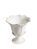 OKA Pampe low footed petal ceramic vase H42cm (British brand)