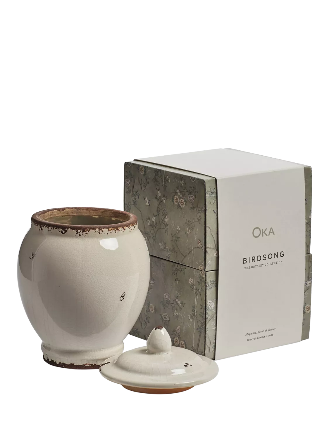 OKA Birdsong scented candle 1.6kg, UK version