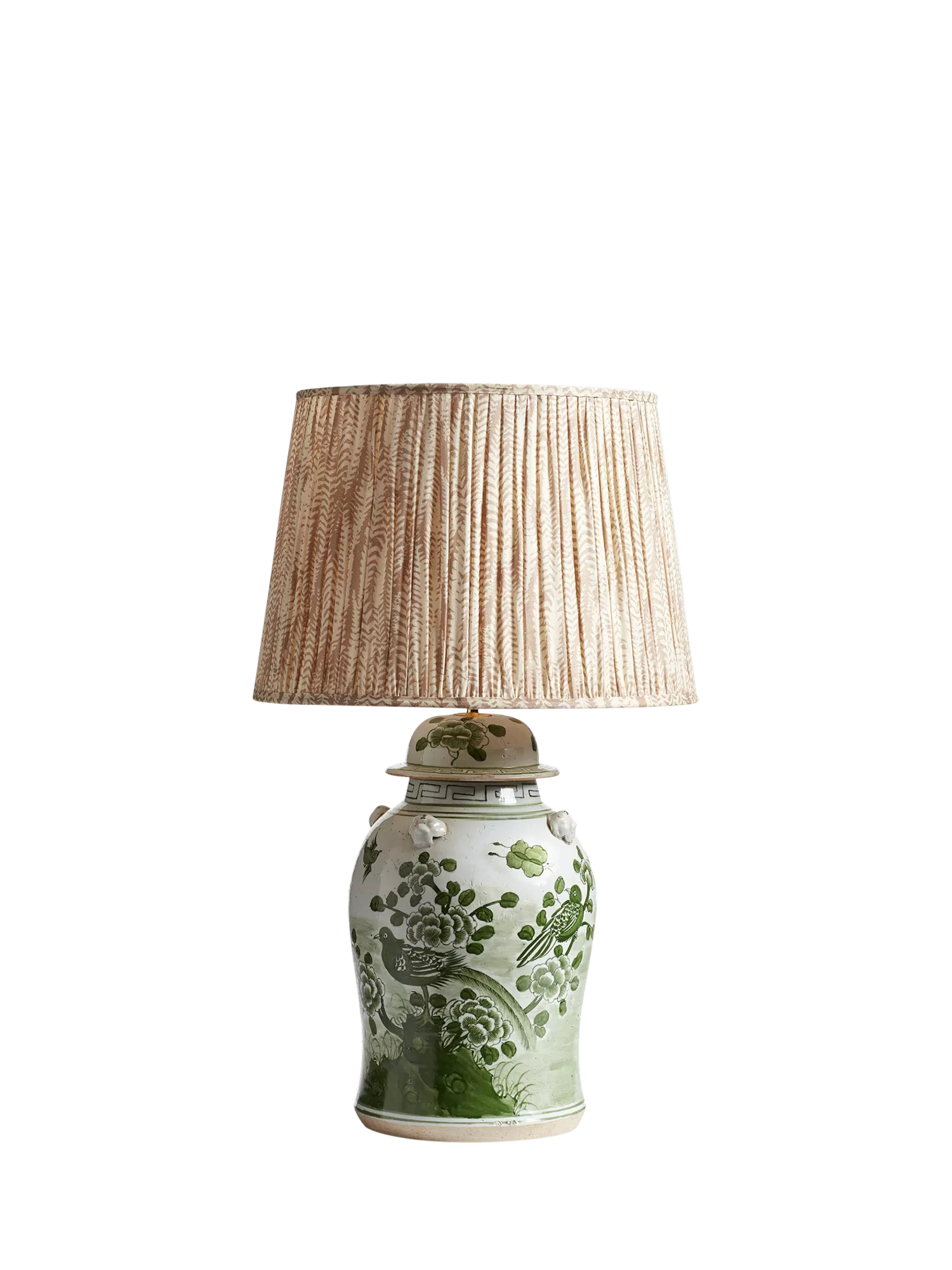 OKA Fenghuang ceramic lamp base jade - British product