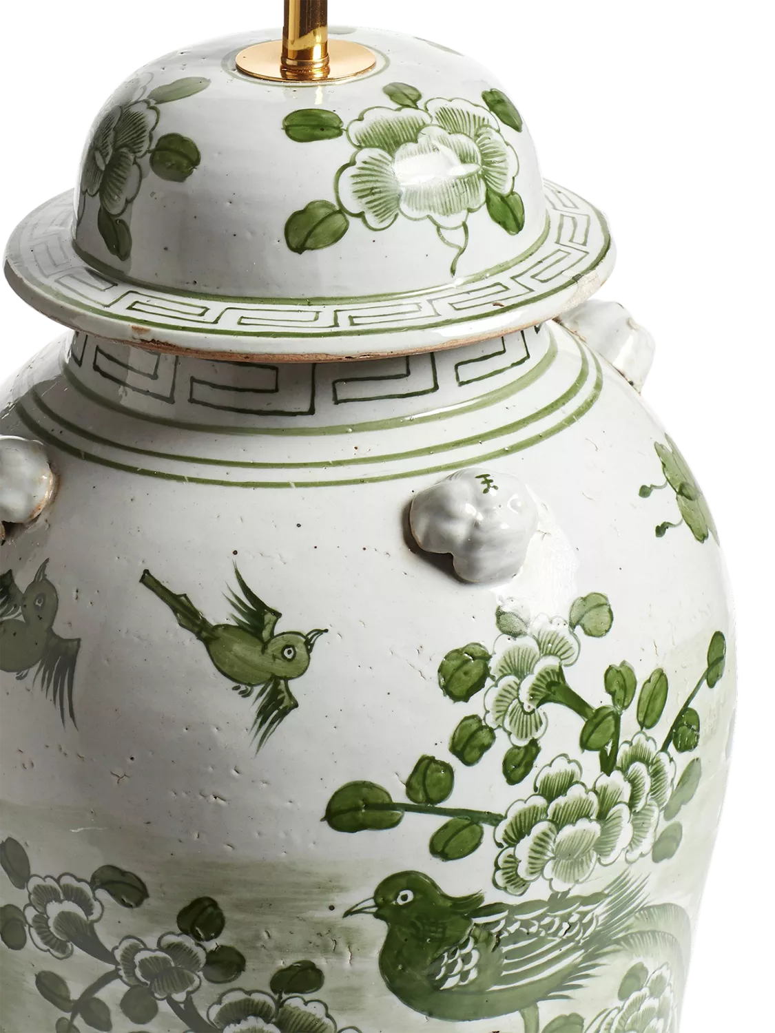 OKA Fenghuang ceramic lamp base jade - British product