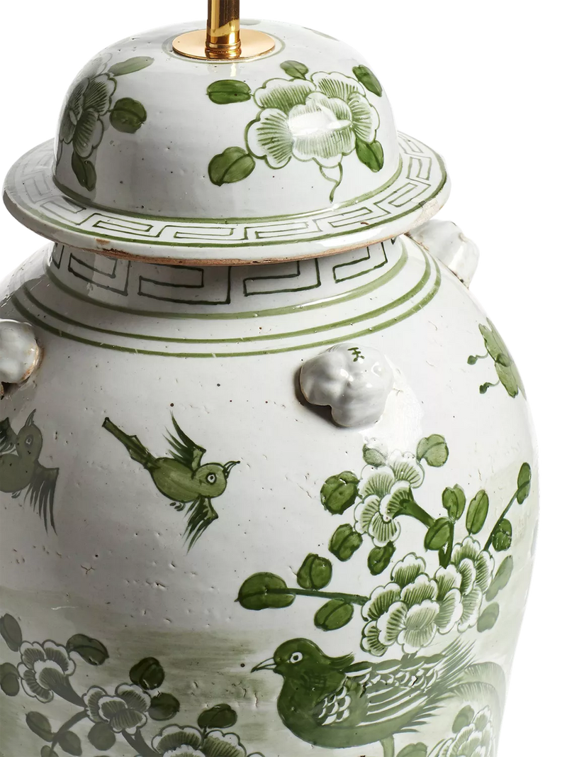 OKA Fenghuang ceramic lamp base jade - British product