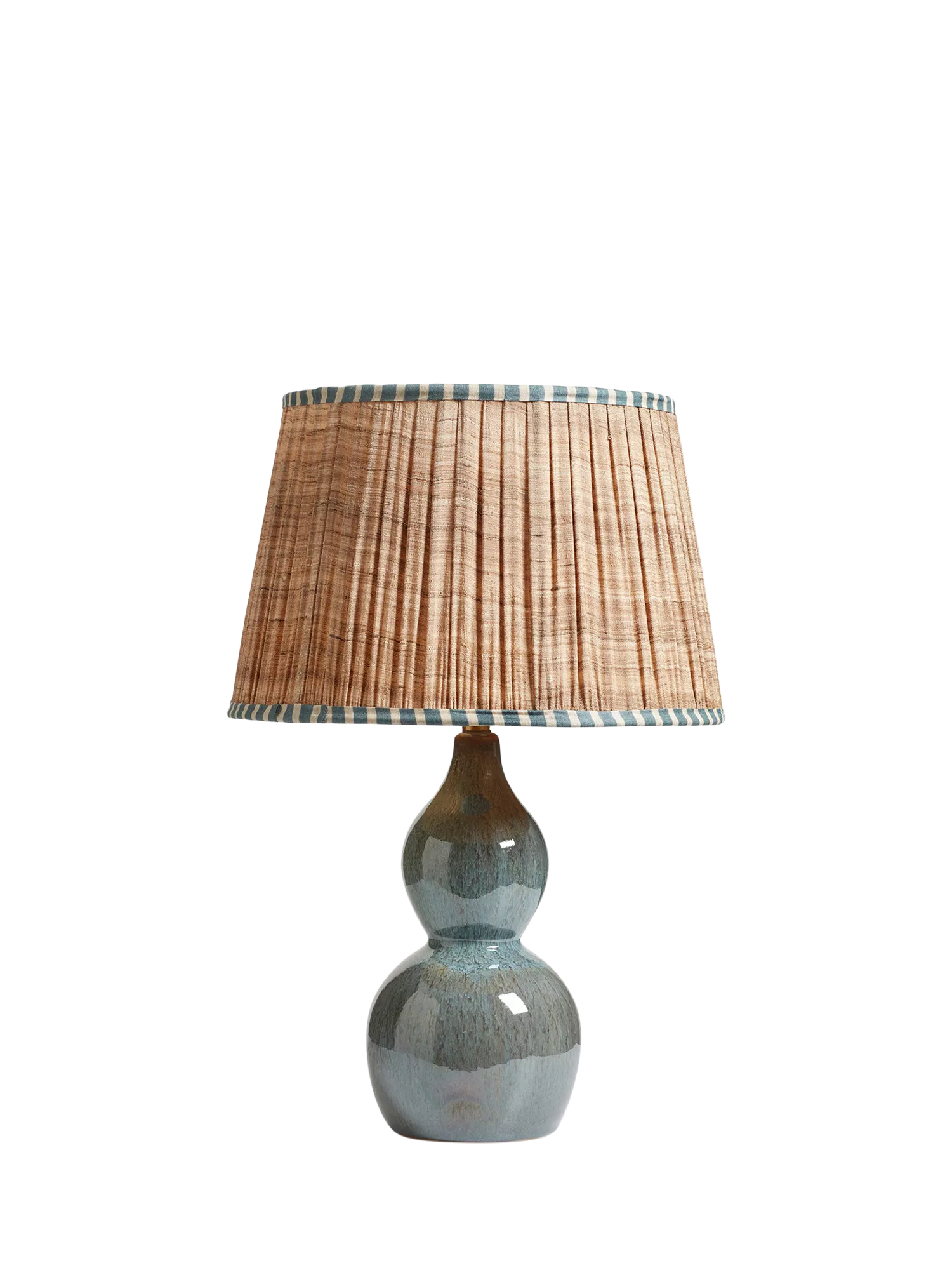 OKA Kalinda ceramic table lamp base in celadon (British brand)