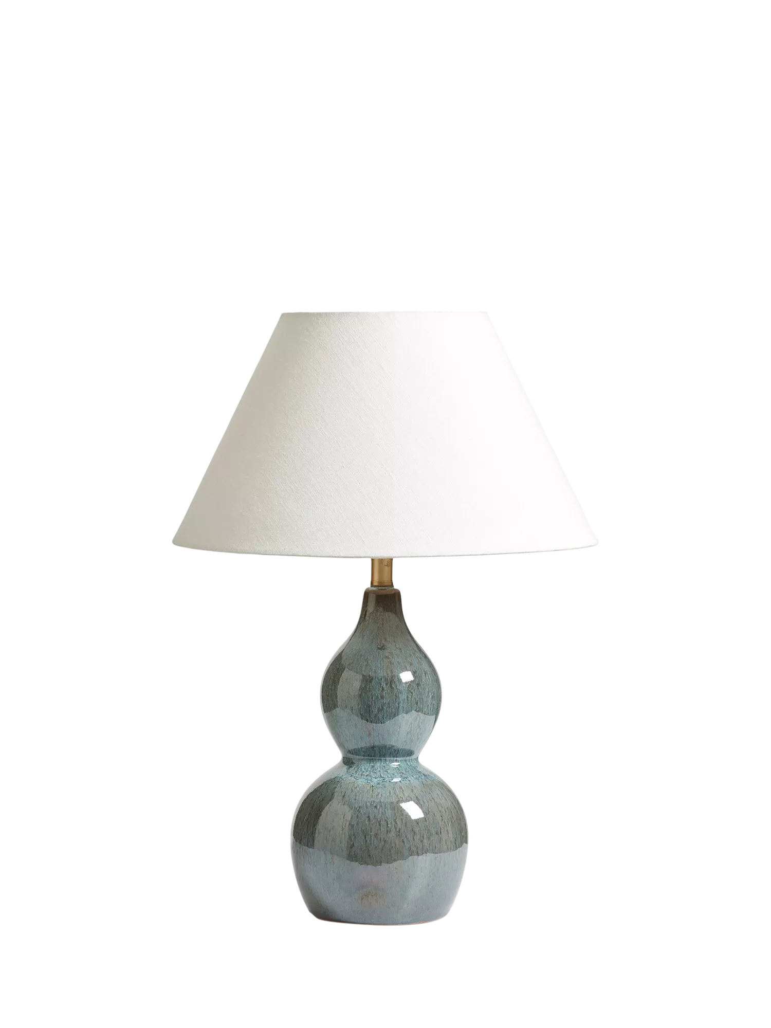 OKA Kalinda ceramic table lamp base in celadon (British brand)