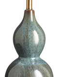 OKA Kalinda ceramic table lamp base in celadon (British brand)