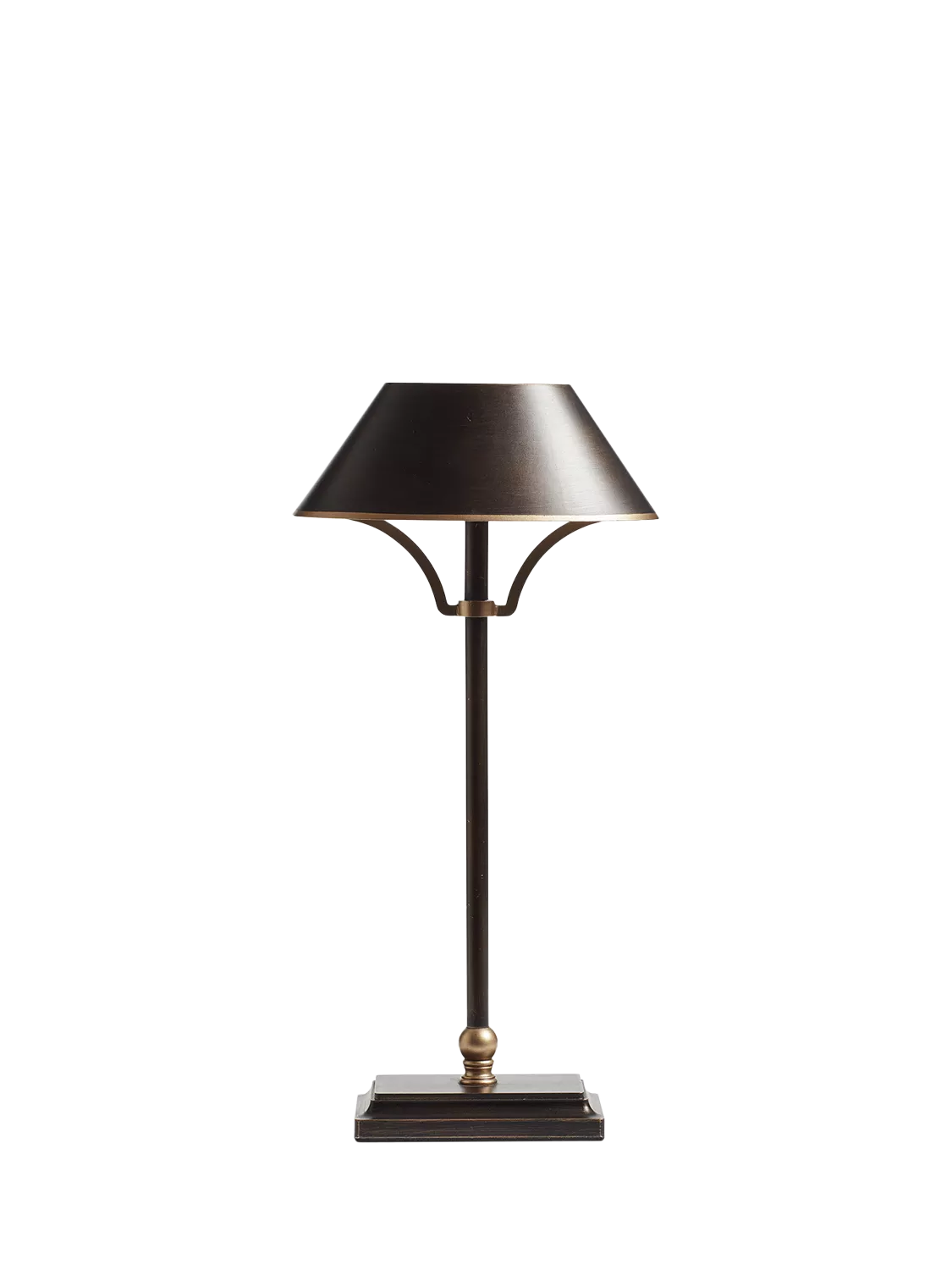 OKA Mini Grisewood rechargeable table lamp brown (British brand)