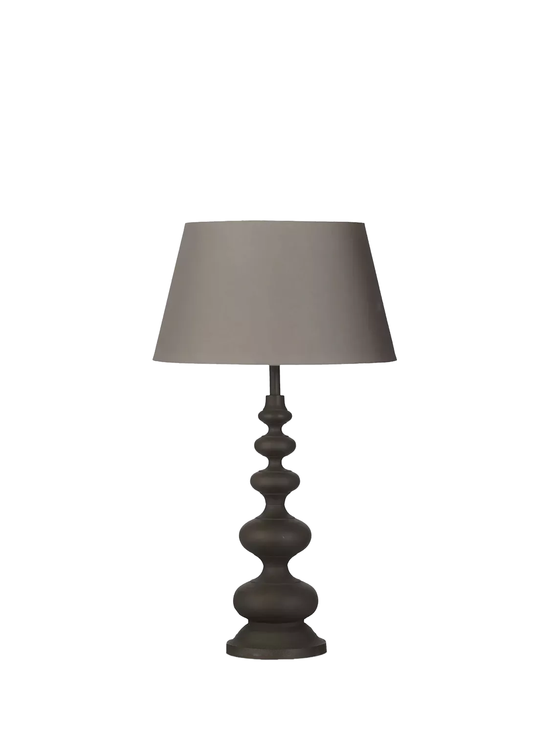 OKA Persephone table lamp base antique grey (British brand)