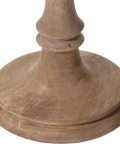 OKA floor lamp base natural mango wood finish British product
