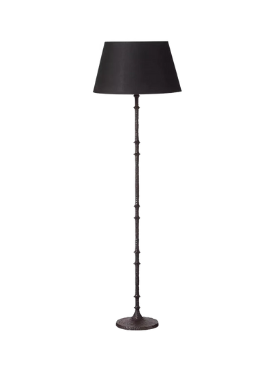 John Lewis OKA Thomasin Floor Lamp Base, Bronze, 140cm- Buy online at McGrocer