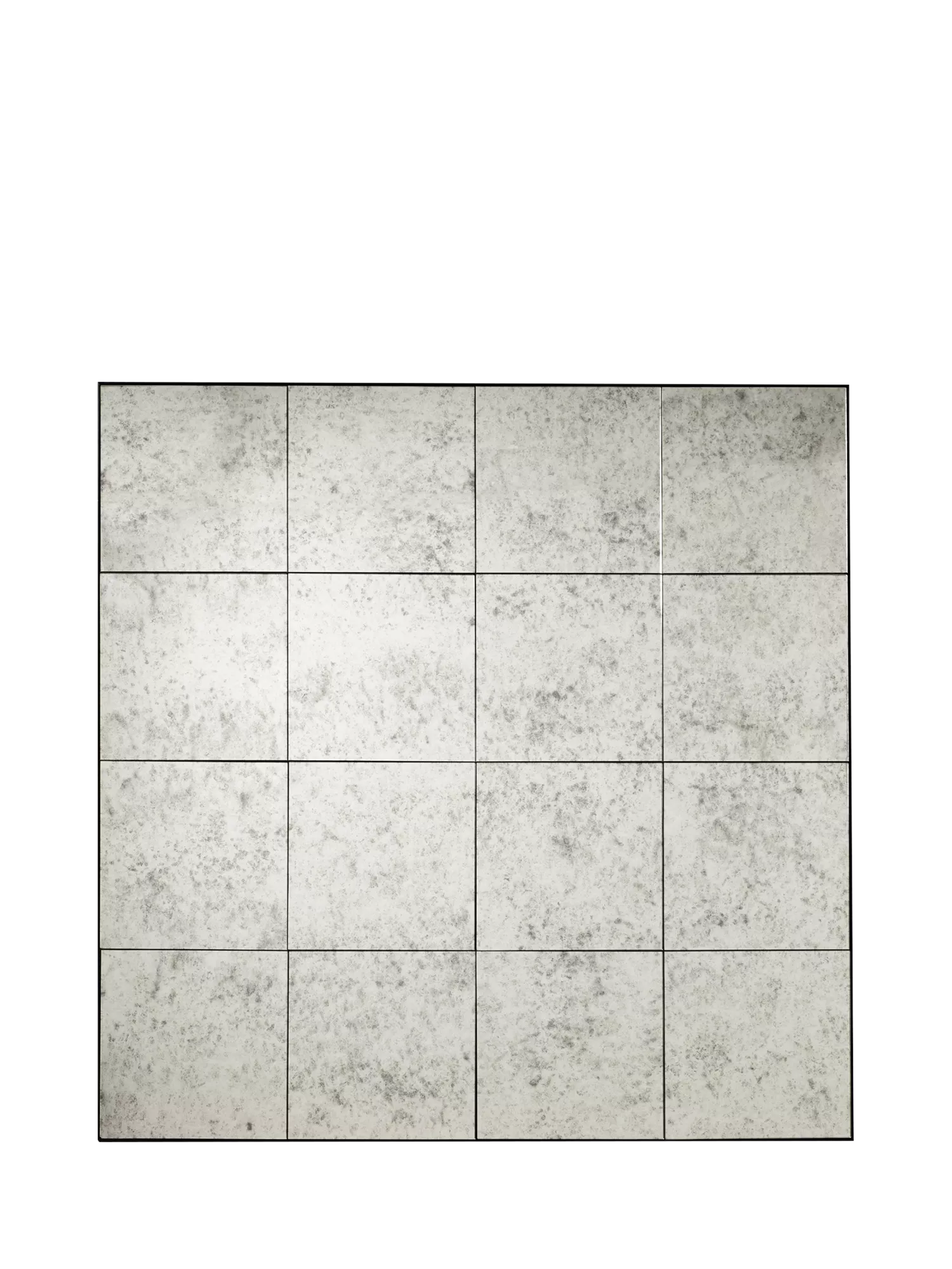 OKA square wall mirror antiqued glass 120x120cm - British product