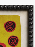 OKA Dera framed abstract bobble prints 48x36cm, imported from the UK