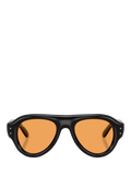 Ray-Ban round sunglasses black and orange, UK version