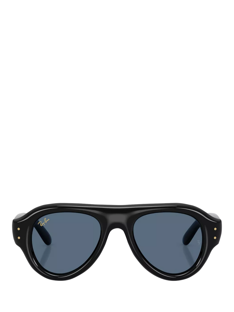 Ray-Ban RB4925 round sunglasses black frame 52mm, UK version
