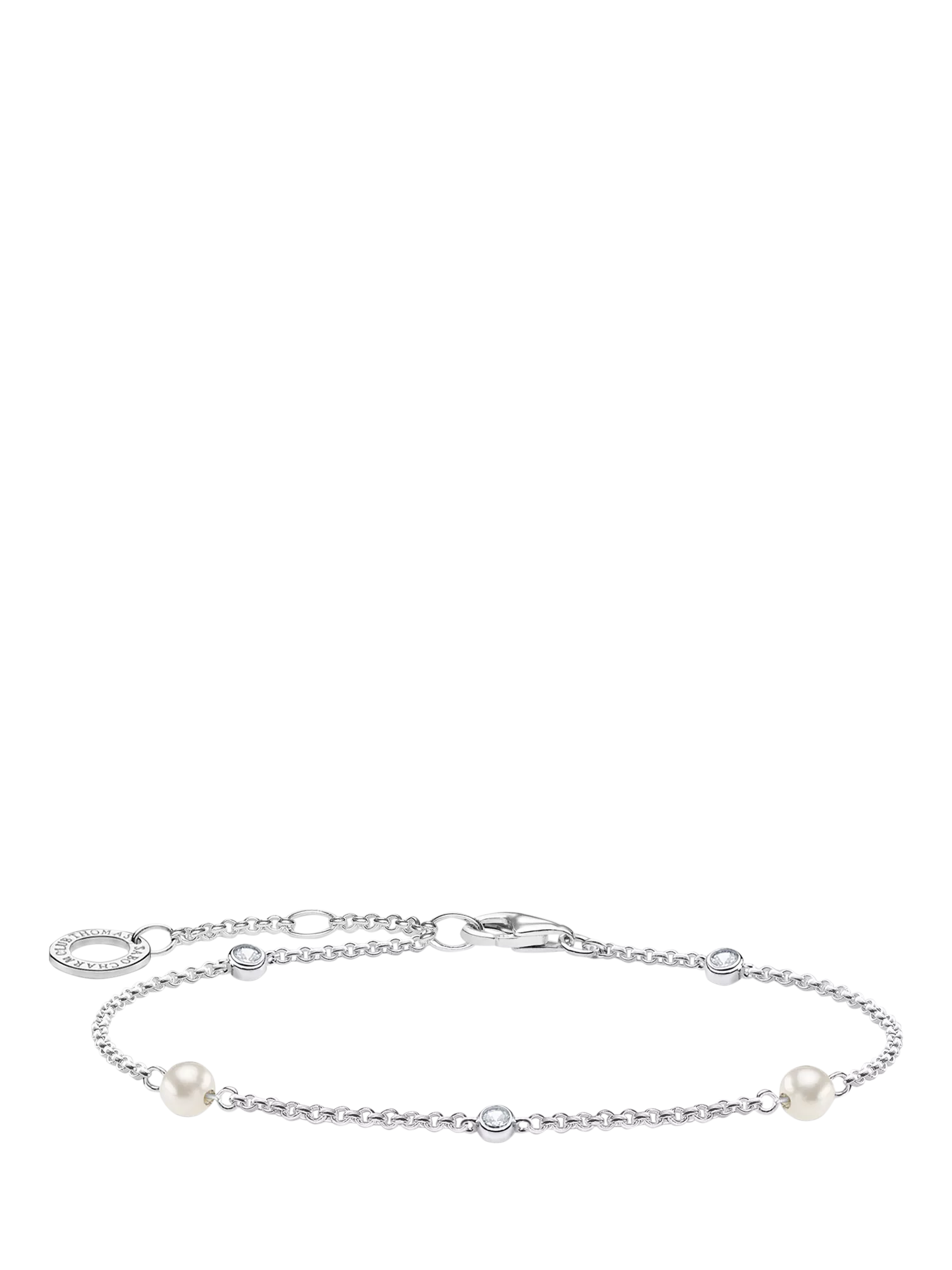 THOMAS SABO freshwater pearl bracelet silver, imported from the UK