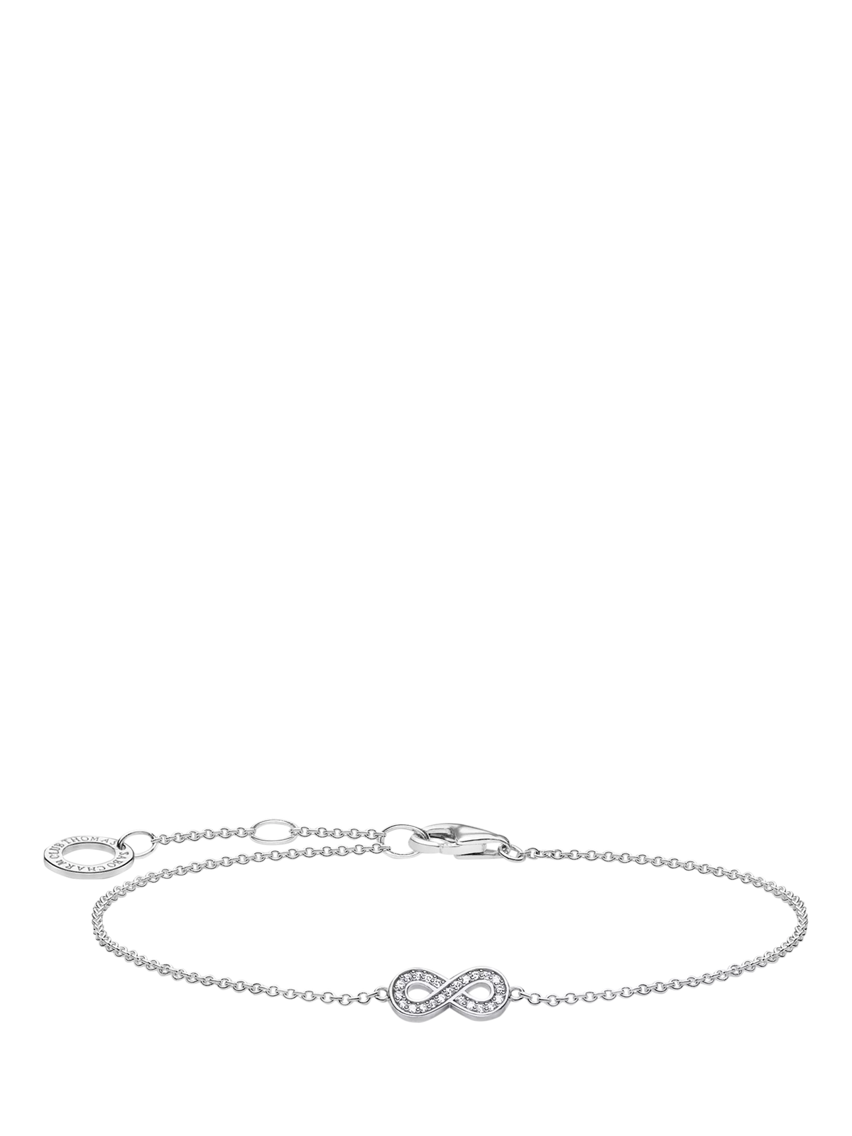 THOMAS SABO infinity love silver bracelet cubic zirconia - British product