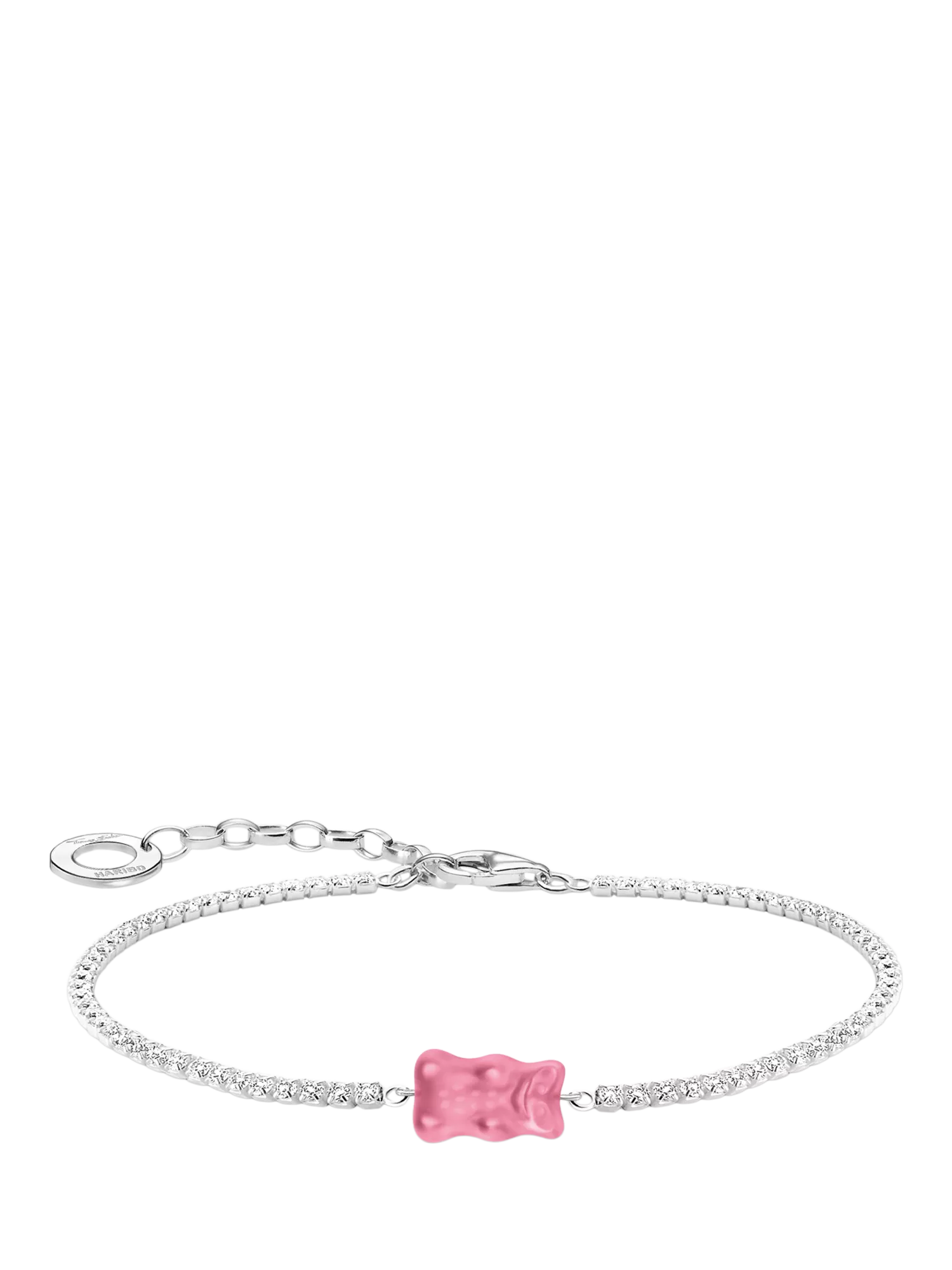 THOMAS SABO HARIBO Goldbear bracelet silver pink, UK version