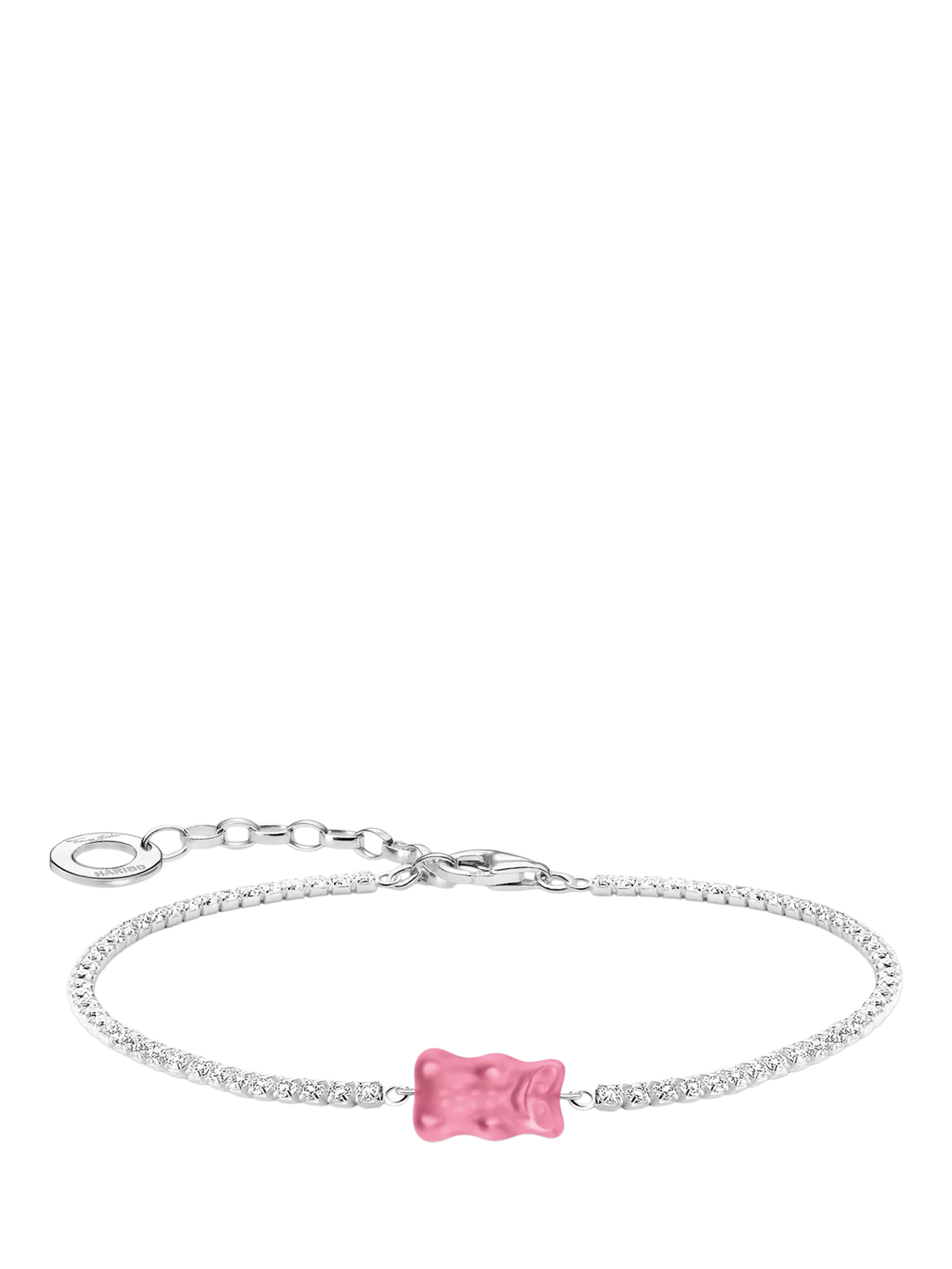 THOMAS SABO HARIBO Goldbear bracelet silver pink, UK version