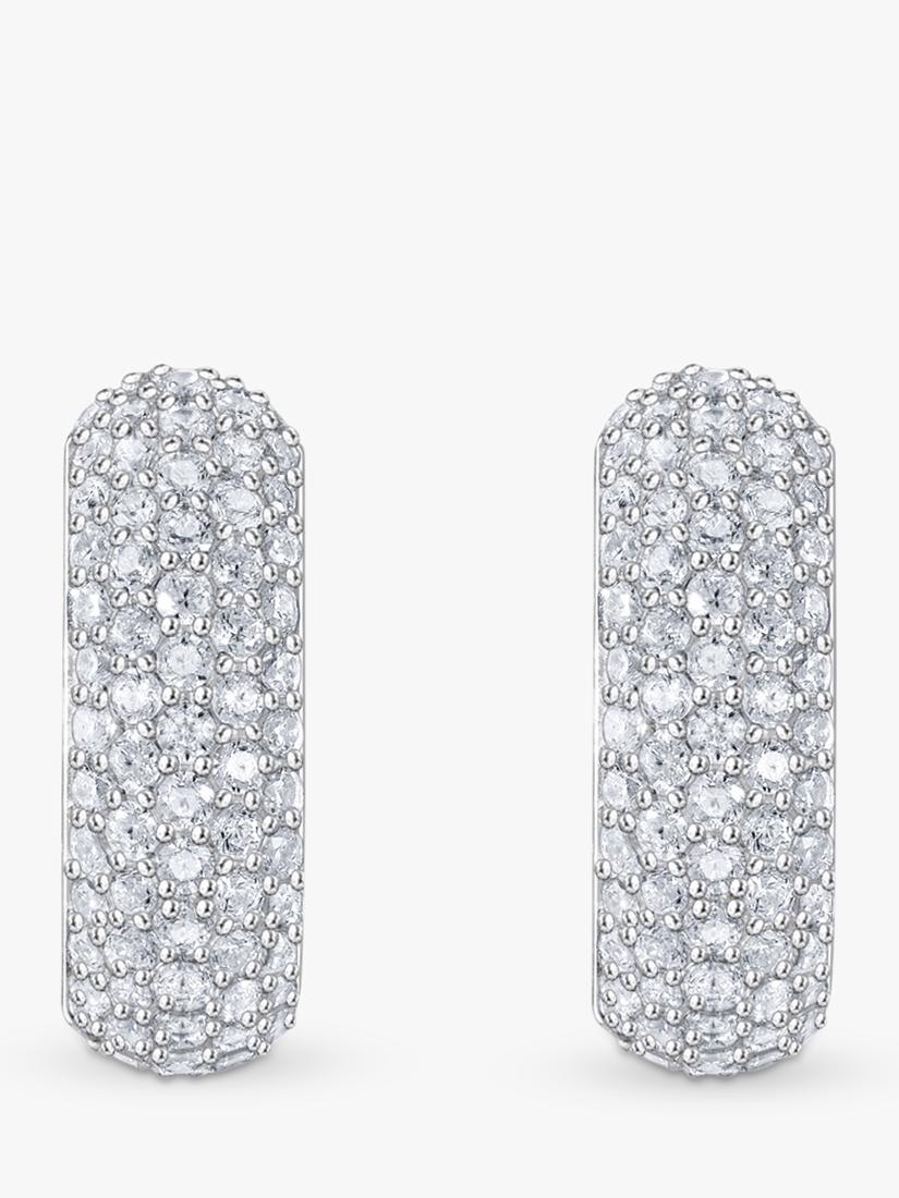 THOMAS SABO hoop earrings cubic zirconia silver 16mm - British product
