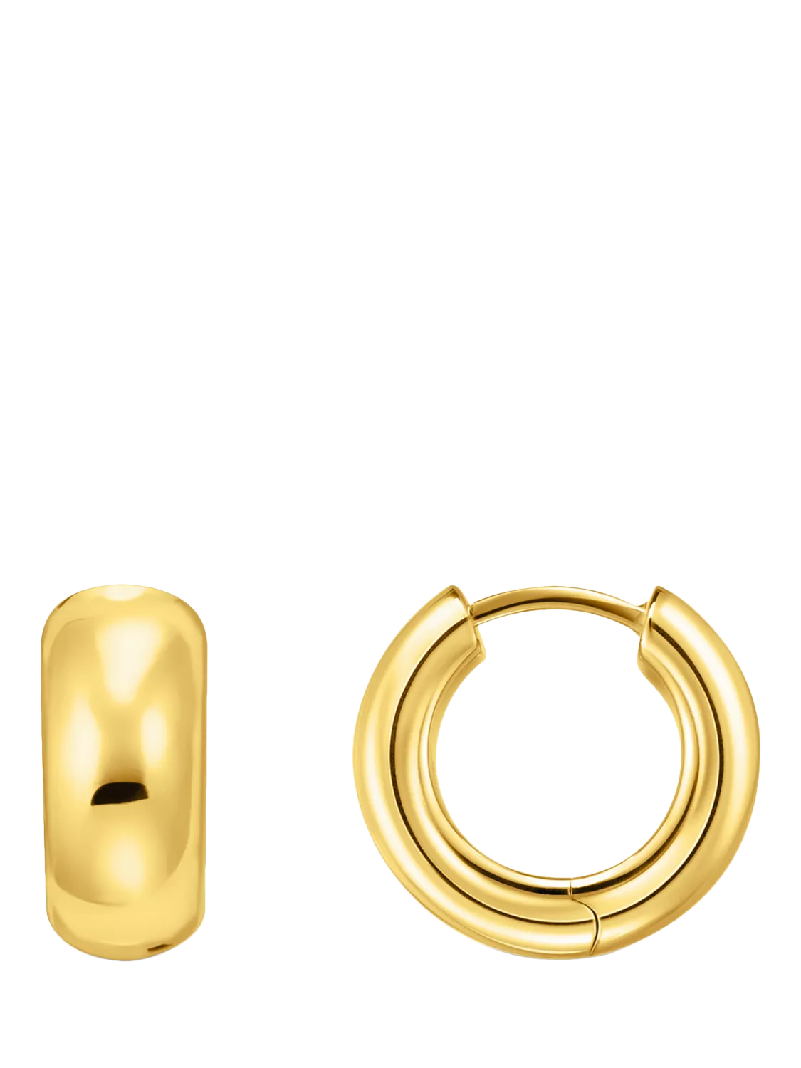 THOMAS SABO gold plated hoop earrings (British brand)