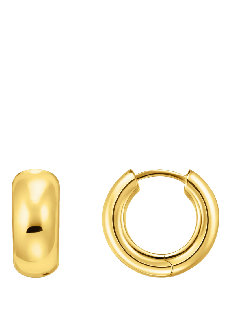 THOMAS SABO gold plated hoop earrings (British brand)