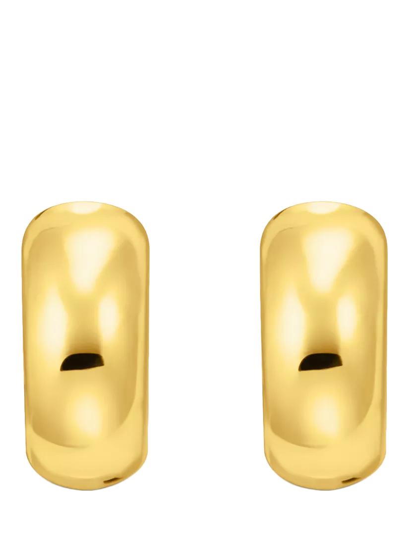 THOMAS SABO gold plated hoop earrings (British brand)