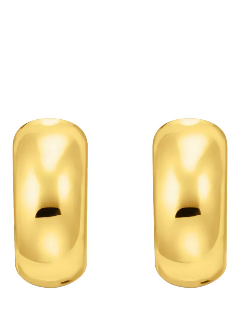 THOMAS SABO gold plated hoop earrings (British brand)