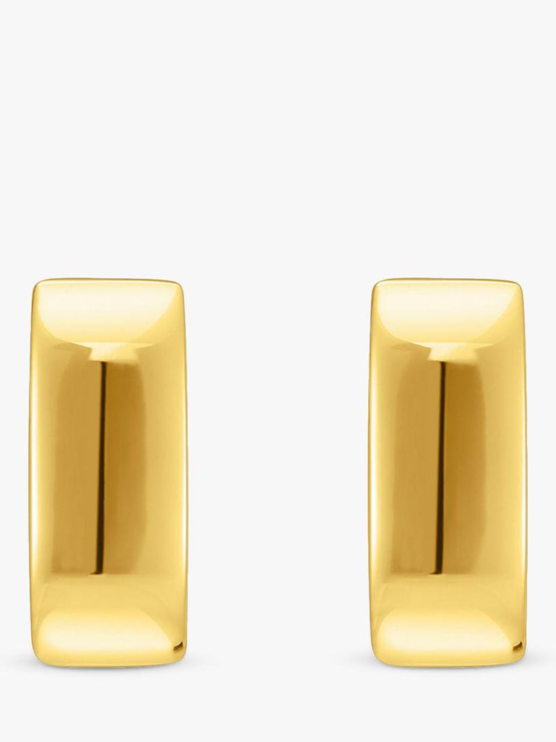 THOMAS SABO gold squared hoop earrings, imported from the UK