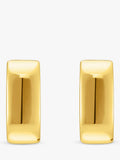 THOMAS SABO gold squared hoop earrings, imported from the UK