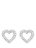 THOMAS SABO heart stud earrings silver - British product