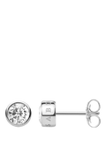 THOMAS SABO silver cubic zirconia stud earrings - British product