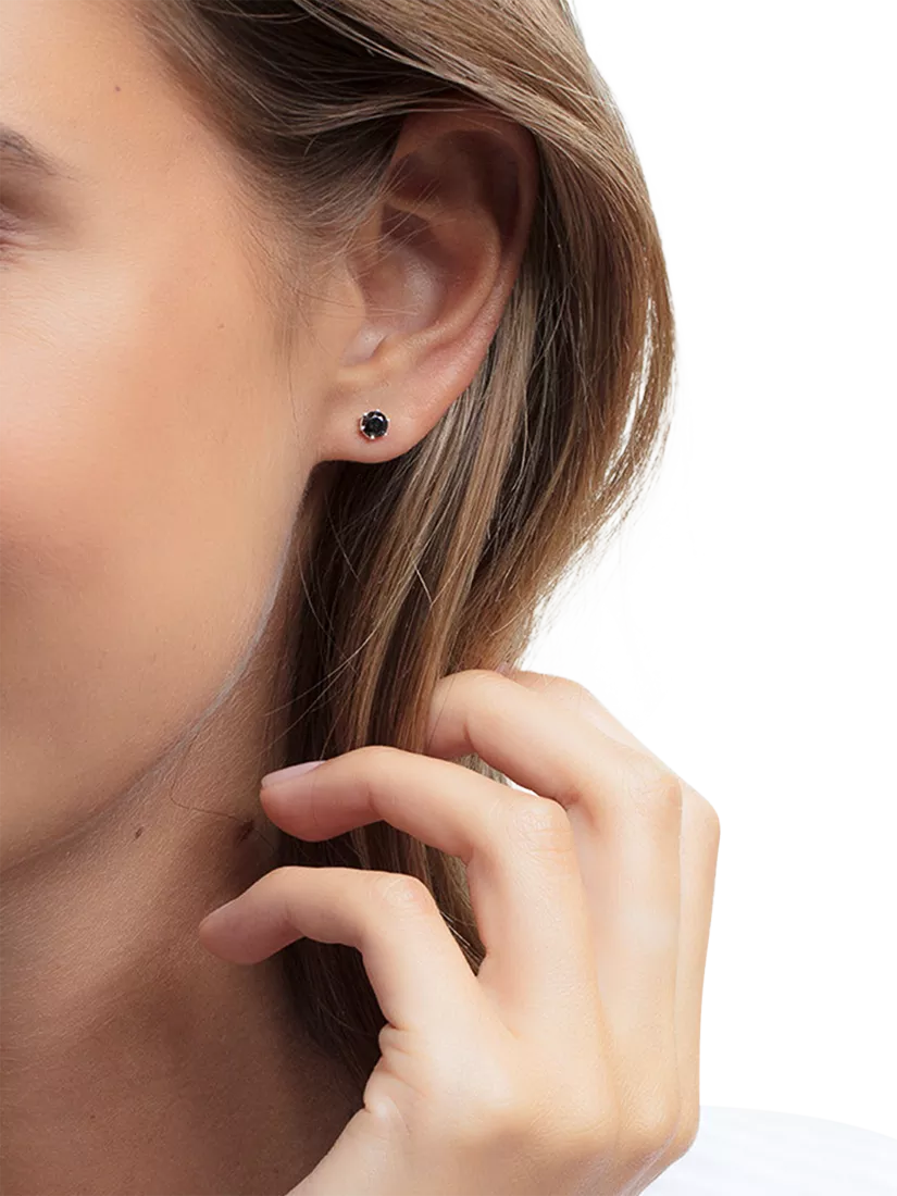 Thomas Sabo cubic zirconia stud earrings sterling silver, imported from the UK