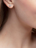THOMAS SABO cubic zirconia stud earrings 5mm, imported from the UK