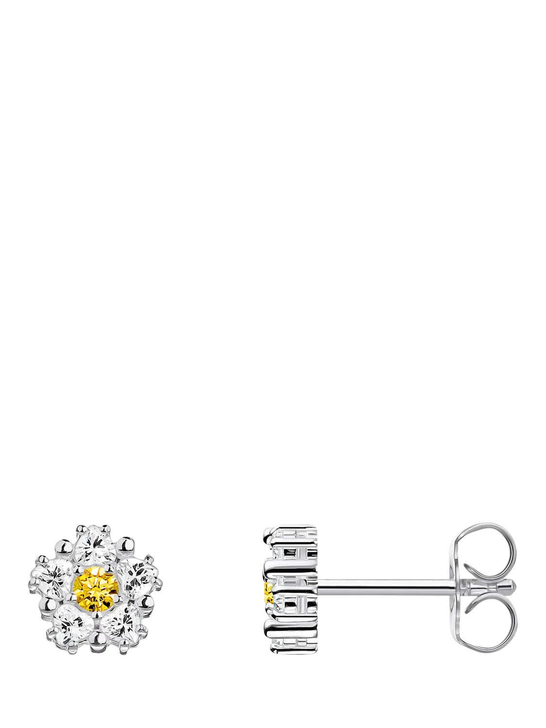 THOMAS SABO daisy zirconia stud earrings 6mm - British product