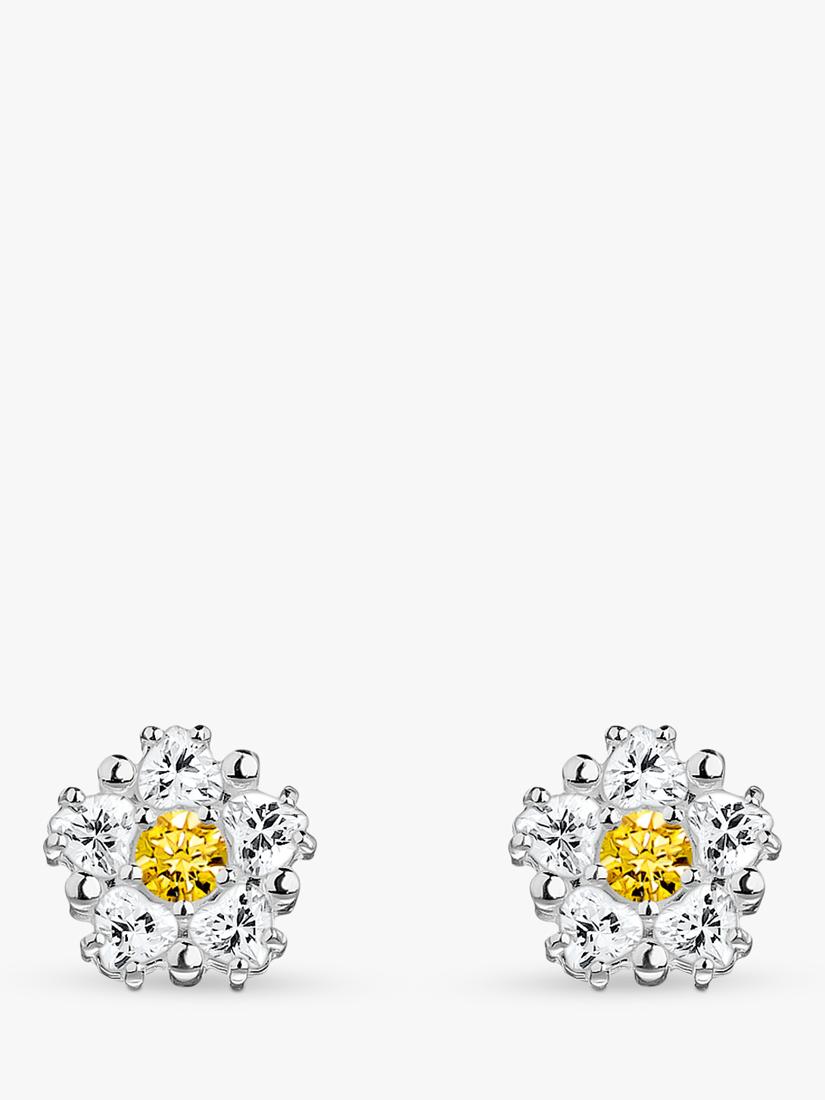 THOMAS SABO daisy zirconia stud earrings 6mm - British product