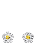 THOMAS SABO daisy zirconia stud earrings 6mm - British product