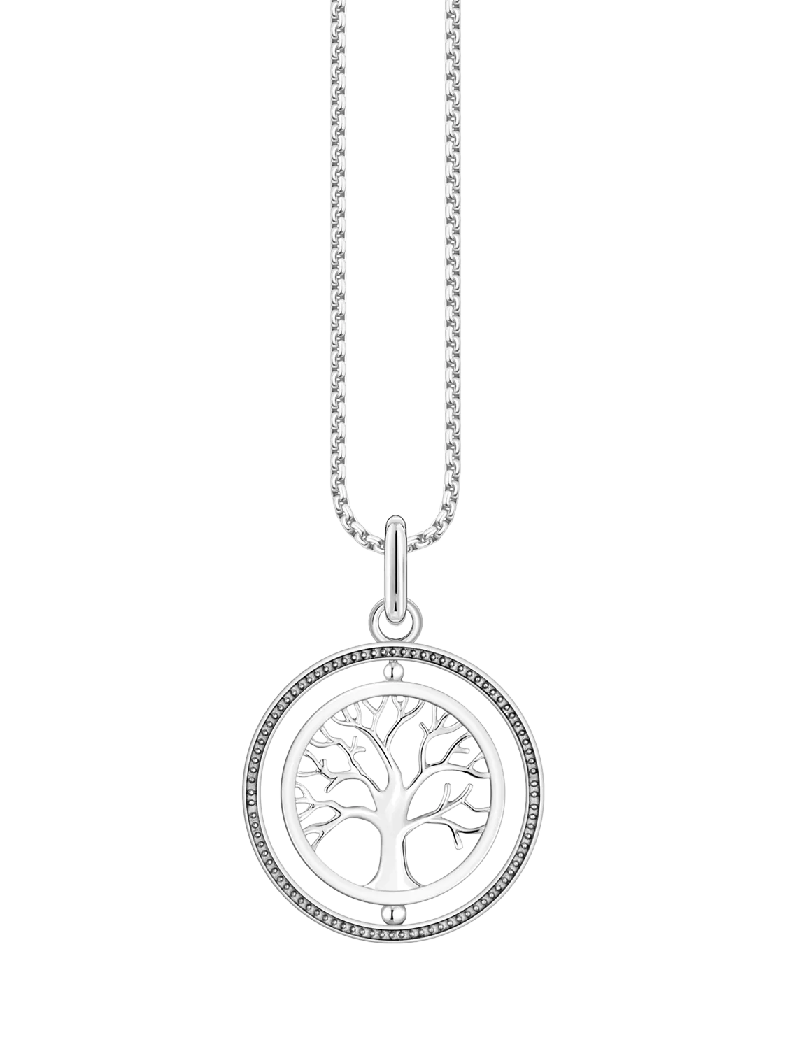 THOMAS SABO Tree of Love cubic zirconia pendant necklace, imported from the UK