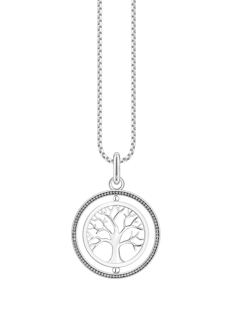 THOMAS SABO Tree of Love cubic zirconia pendant necklace, imported from the UK