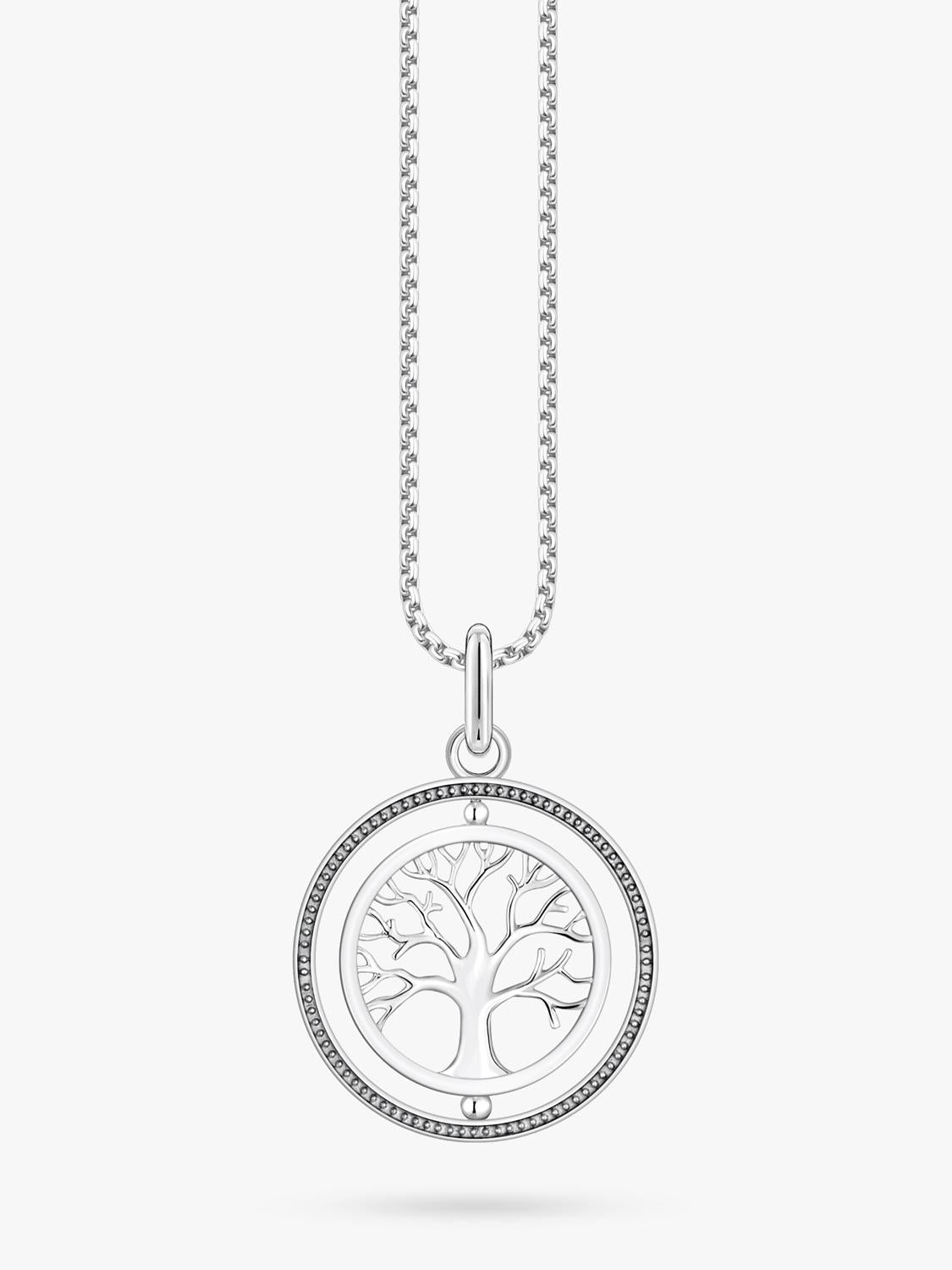 THOMAS SABO Tree of Love cubic zirconia pendant necklace, imported from the UK