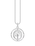THOMAS SABO Tree of Love cubic zirconia pendant necklace, imported from the UK