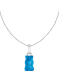 THOMAS SABO Goldbear pendant necklace blue silver adjustable, imported from the UK