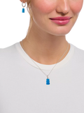 THOMAS SABO Goldbear pendant necklace blue silver adjustable, imported from the UK