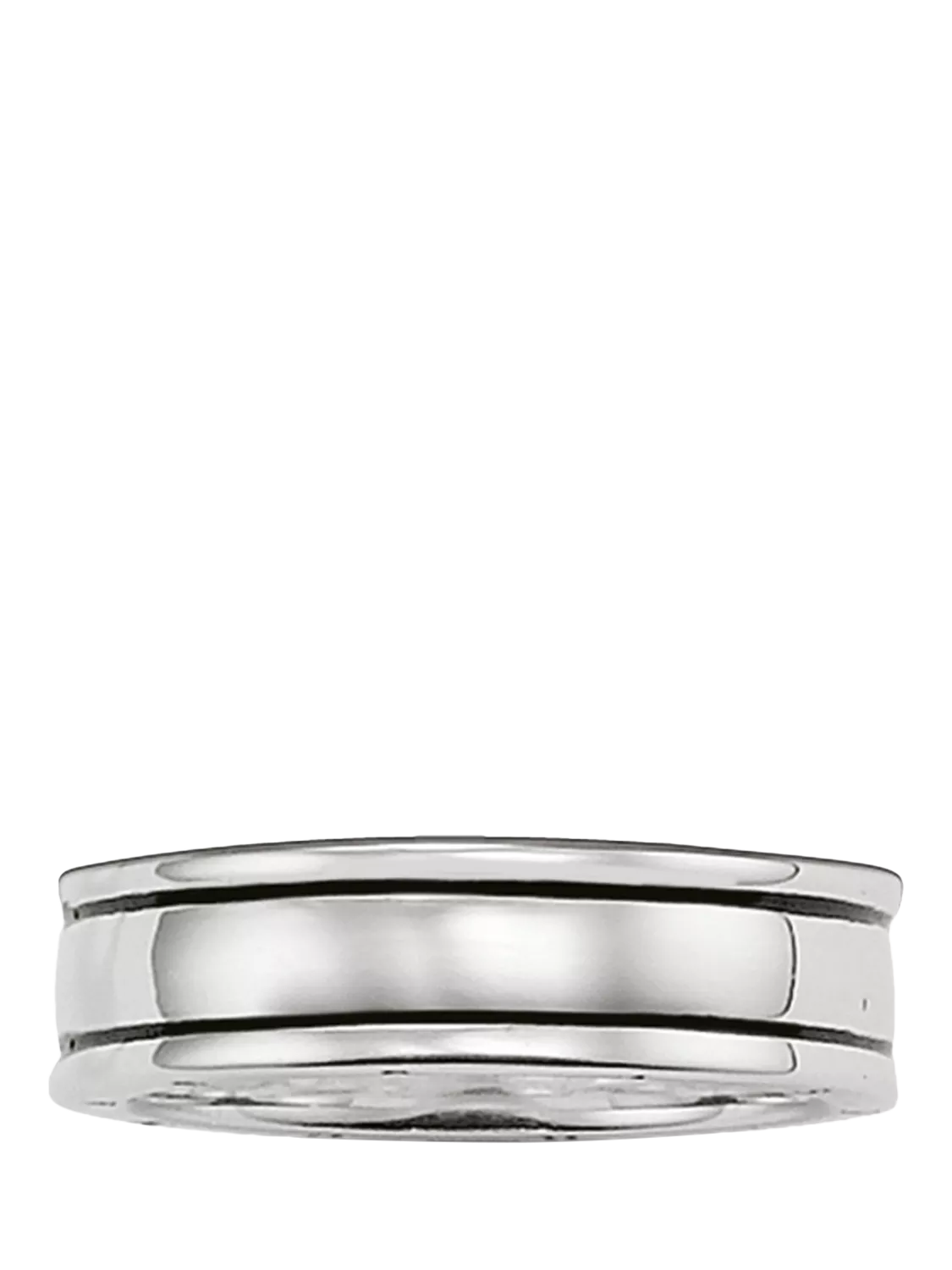 THOMAS SABO blackened sterling silver band ring, imported from the UK