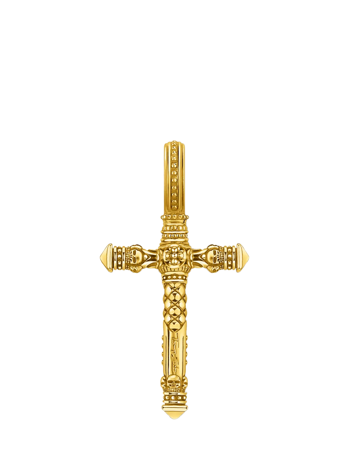 THOMAS SABO cross pendant gold (British brand)