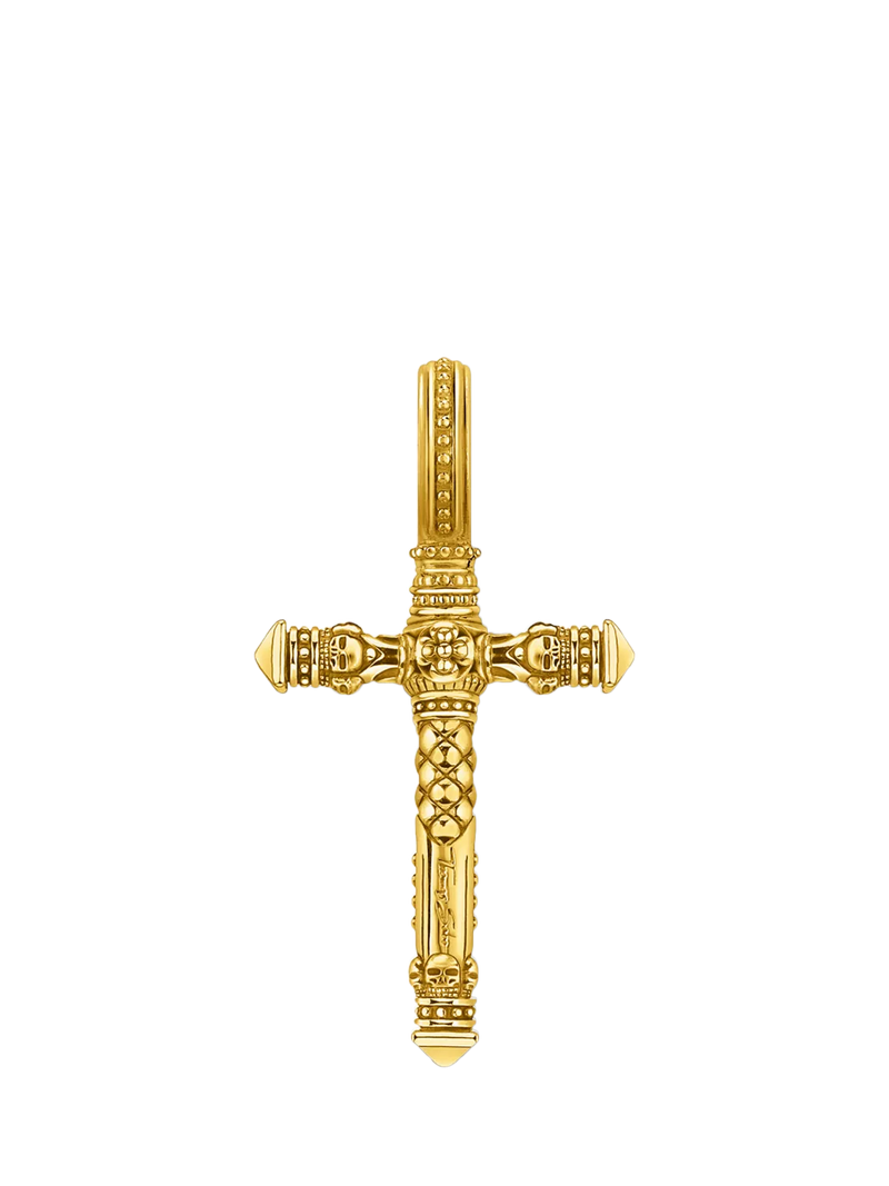 THOMAS SABO cross pendant gold (British brand)