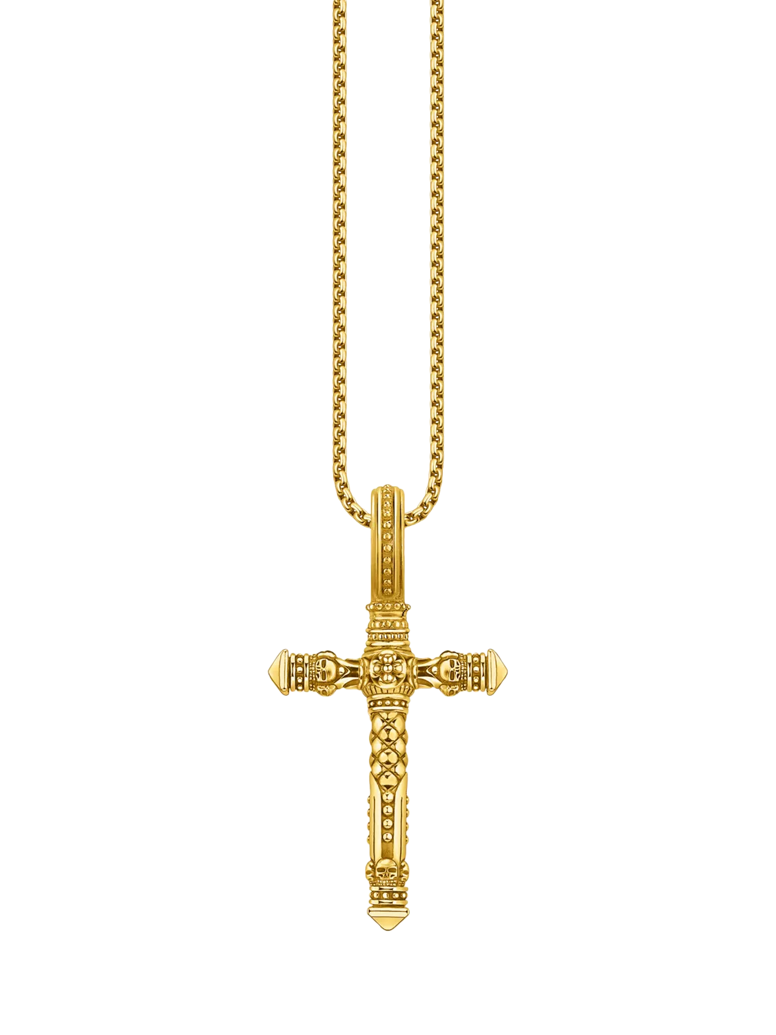 THOMAS SABO cross pendant gold (British brand)