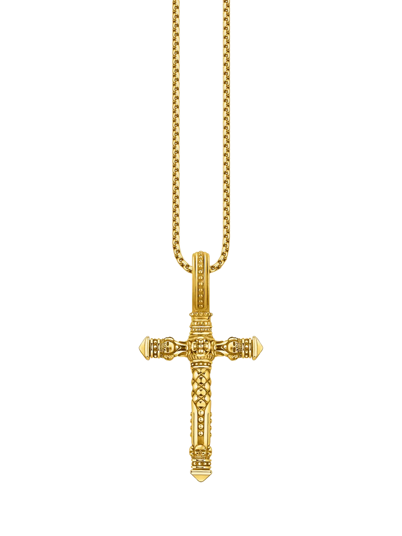 THOMAS SABO cross pendant gold (British brand)