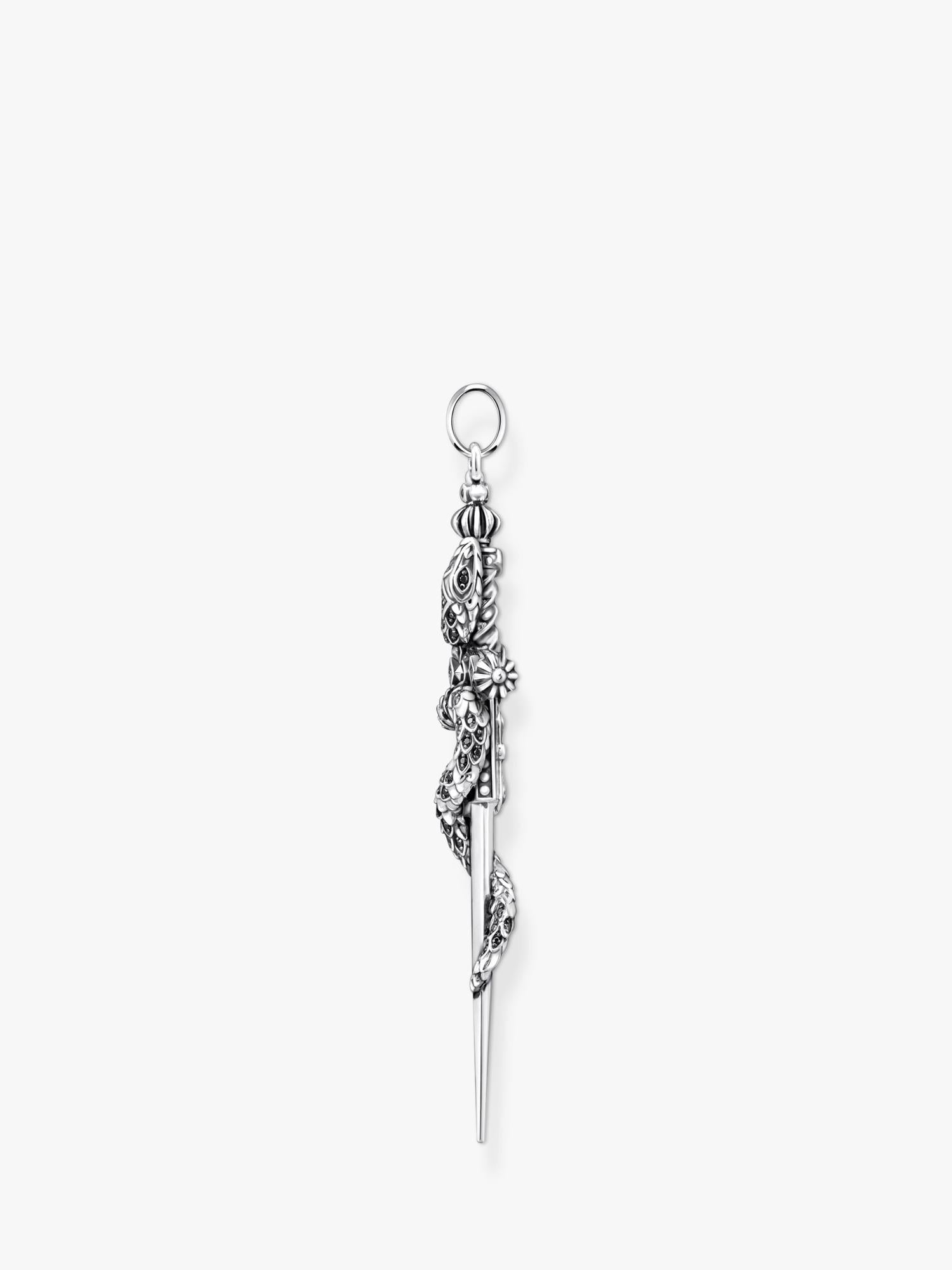 THOMAS SABO snake sword pendant silver, imported from the UK