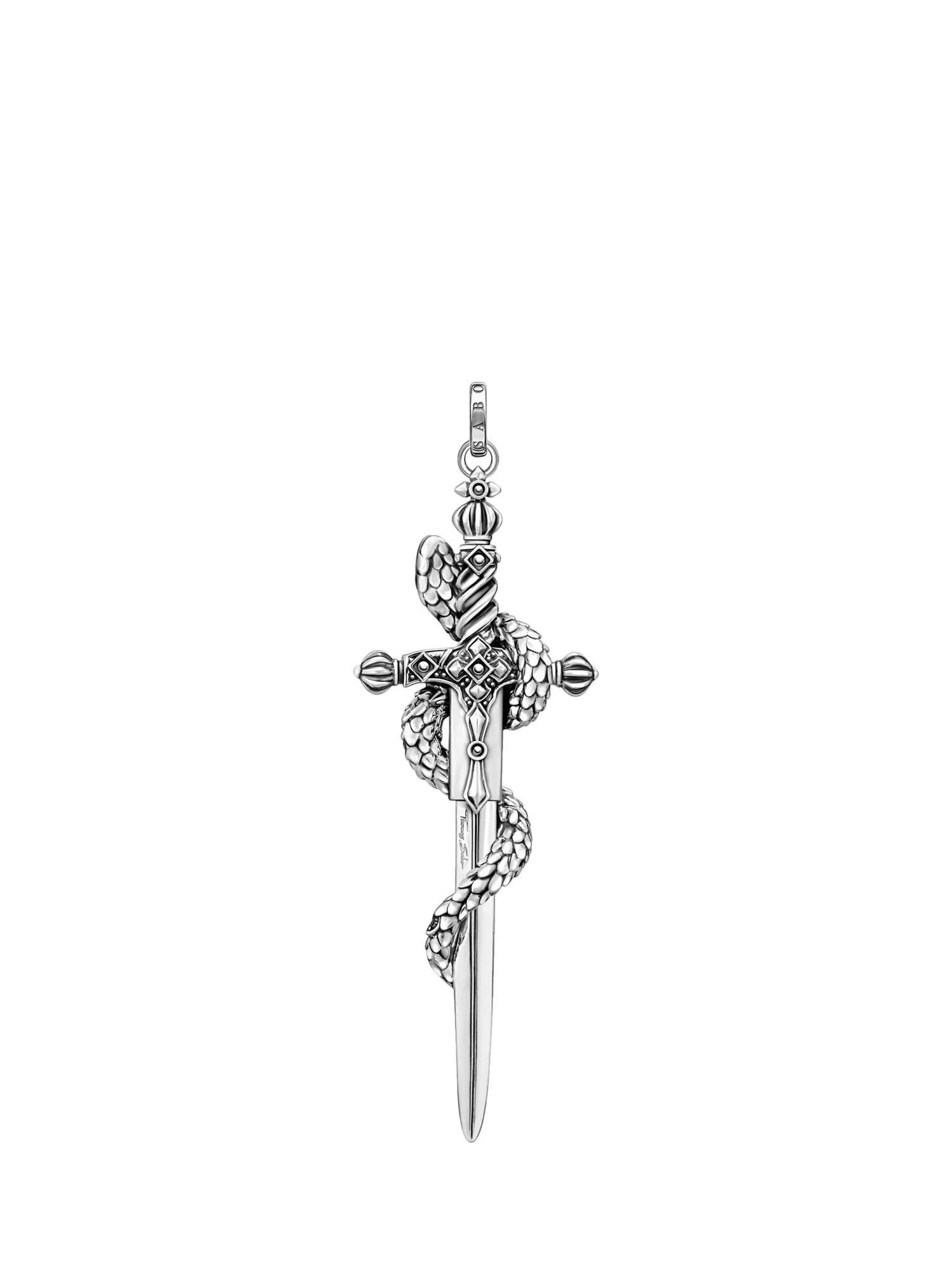 THOMAS SABO snake sword pendant silver, imported from the UK