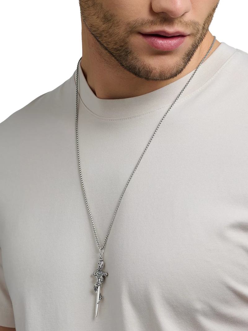 THOMAS SABO snake sword pendant silver, imported from the UK