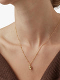 Estella Bartlett lucky cat necklace gold (British brand)