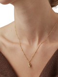 Estella Bartlett lucky cat necklace gold (British brand)